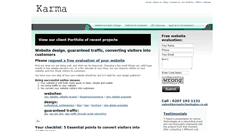Desktop Screenshot of karmatechnologies.co.uk